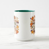 パンプキンパッチ&フランネルマッチ – 秋の秋 マグカップ (中央)