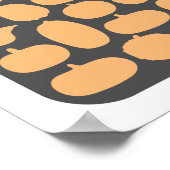 パンプキンパッチ - 250名様 ゲストブック代替 ポスター (角)