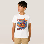 パンプキンパトロール空飛ぶハロウィン Tシャツ (正面フル)