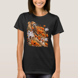 パンプキンパニック:犬のくしゃみでハロウィーンが大騒ぎ! Tシャツ