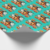 パンプキンパルズハロウィンラッピング紙 ラッピングペーパー (角)