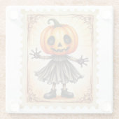 パンプキンパレード：収穫物のトリックスター ガラスコースター (裏面)