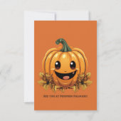 パンプキンパロオザパーティー 招待状 (裏面)