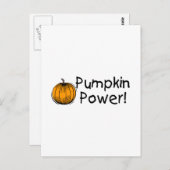 パンプキンパワー ポストカード (正面/裏面)