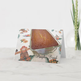 パンプキンパンのホリデーシーズン フレッシュ焼き立てレシピ シーズンカード