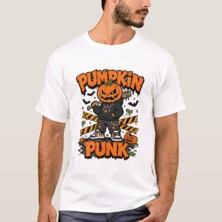 パンプキンパンク ハロウィーン ストリート モンスター Tシャツ
