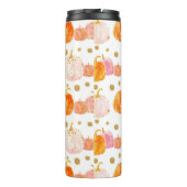 パンプキンパーソナライズされたパターン熱タンブラー タンブラー (裏面)