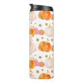 パンプキンパーソナライズされたパターン熱タンブラー タンブラー (回転右)