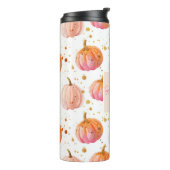 パンプキンパーソナライズされたパターン熱タンブラー タンブラー (回転左)