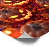 パンプキンパーティー – コージーハロウィーンポスター ポスター (角)