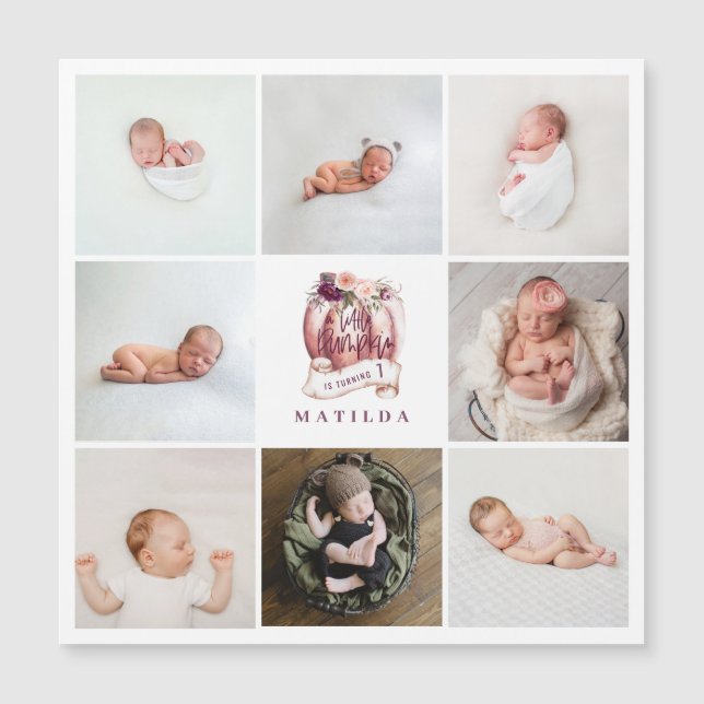 パンプキンパープル時代の誕生日数々の写真 (正面)