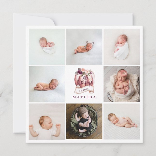 パンプキンパープル時代の誕生日数々の写真 (正面)