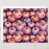 パンプキンパープル&オレンジパッチパターン (正面/裏面)