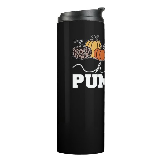 パンプキンヒョウ秋女性かわいい秋の季節 タンブラー (回転左)