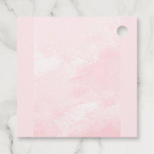 パンプキンピンク&金ゴールドガールフローラ秋2nd誕生日 フェイバータグ (裏面)