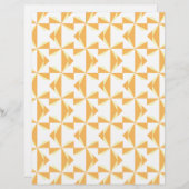 パンプキンピンホイールスクラップブック紙 (正面/裏面)