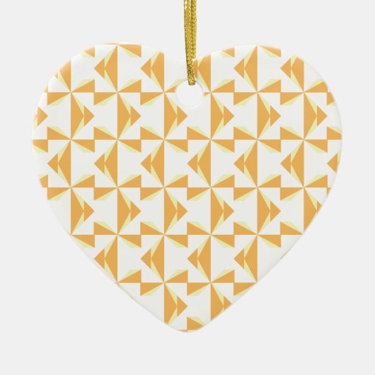 パンプキンピンホイール セラミックオーナメント (正面)