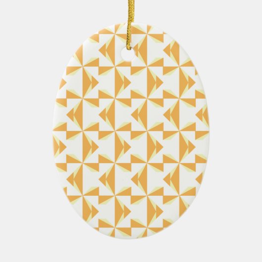 パンプキンピンホイール セラミックオーナメント (正面)