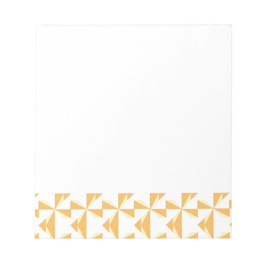 パンプキンピンホイール ノートパッド (正面)