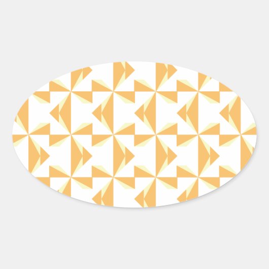 パンプキンピンホイール 楕円形シール (正面)