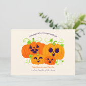 パンプキンファミリー妊娠発表 招待状 (スタンド正面)