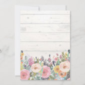 パンプキンファースト誕生日招待状フローラ 招待状 (裏面)