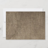 パンプキンファースト誕生日招待状ブルーバーラップ 招待状 (裏面)