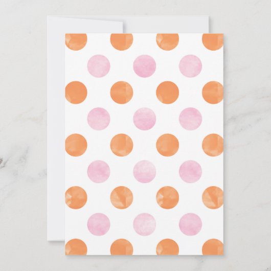 パンプキンファースト誕生日招待状秋秋 招待状 (裏面)