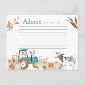 パンプキンファームアニマルトラクターフローラアドバイス エンクロージャーカード (正面)