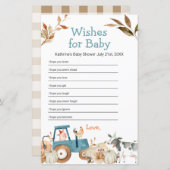 パンプキンファーム動物トラクターフローラの願いベビー (正面/裏面)