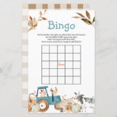 パンプキンファーム動物トラクターフローラビンゴゲーム (正面/裏面)
