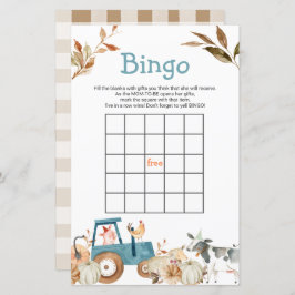 パンプキンファーム動物トラクターフローラビンゴゲーム