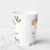 パンプキンファーム動物トラクターフローラホワイト 紙コップ (右)