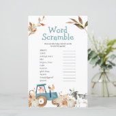 パンプキンファーム動物トラクターフローラ単語スクランブル (スタンド正面)