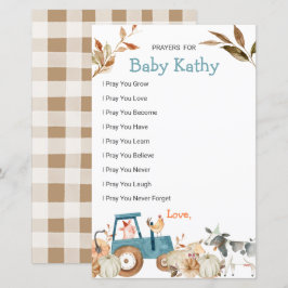 パンプキンファーム動物トラクターラブ祈りの言葉のためのベビー