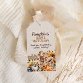 パンプキンファーム秋ひまわり誕生日 ギフトタグ