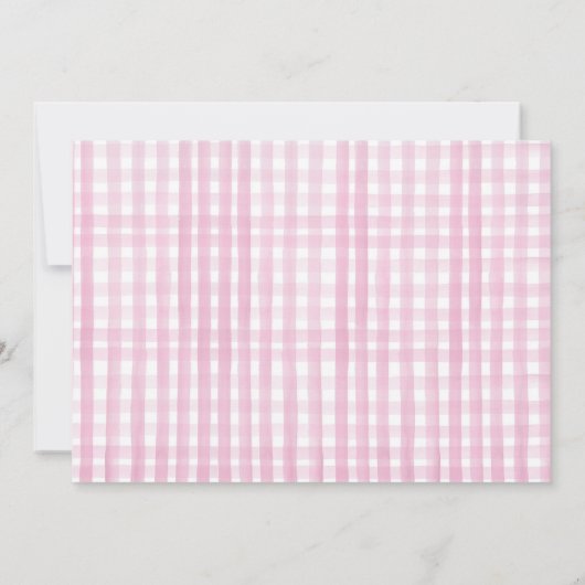 パンプキンファーム納屋周囲の庭秋ガールパーティー誕生日 招待状 (裏面)