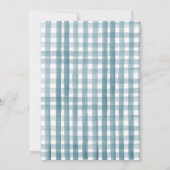 パンプキンファーム納屋周囲の庭秋ボーイパーティー誕生日インビ 招待状 (裏面)