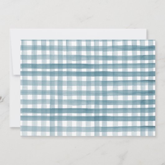 パンプキンファーム納屋周囲の庭秋ボーイパーティー誕生日 招待状 (裏面)