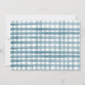 パンプキンファーム納屋周囲の庭秋ボーイパーティー誕生日 招待状 (裏面)