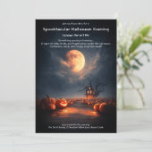 パンプキンフィールドハローウィンパーティ招待状 招待状 (スタンド正面)