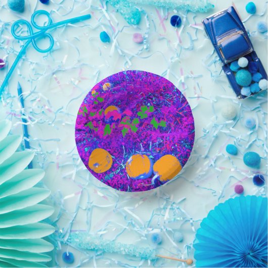 パンプキンフィールドポップ・アートのインアートスタイル ペーパーボウル (パーティー)