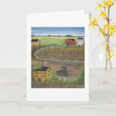 パンプキンフィールド カード (黄色い花)