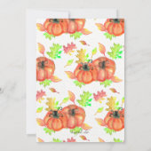 パンプキンフェア招待状 招待状 (裏面)