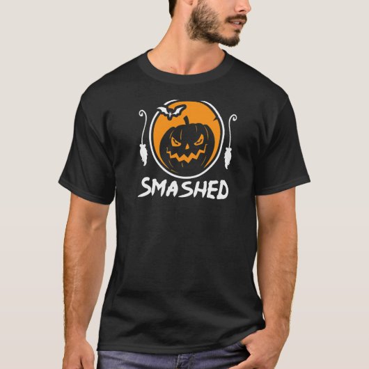 パンプキンフェイスパイのブロームフォーク Let's Get Smashed Tシャツ (正面)