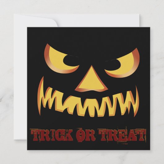 パンプキンフェイス2 招待状 (正面)