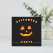 パンプキンフェイス ハロウィンパーティー 招待状 (スタンド正面)