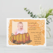 パンプキンフォト招待状 招待状 (スタンド正面)