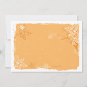 パンプキンフォト招待状 招待状 (裏面)