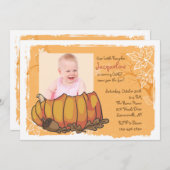 パンプキンフォト招待状 招待状 (正面/裏面)